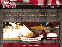 Tablet Screenshot of just-pies.com